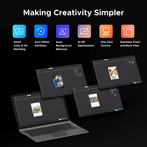 OMTech Spectra A3+ Flatbed UV Printer — Single / Dual Printhead