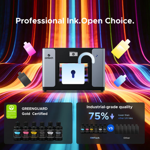 OMTech Spectra A3+ Flatbed UV Printer — Single / Dual Printhead