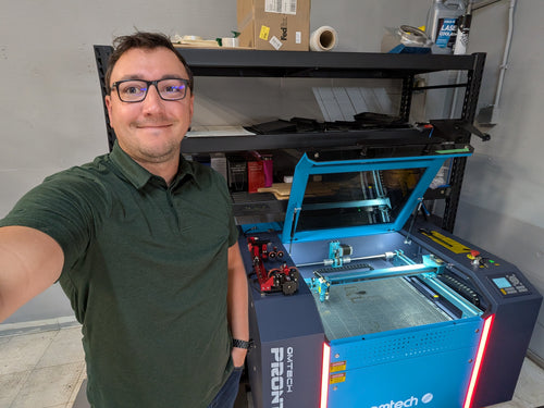 Laser Engraving in Janesville, Wisconsin | Demo Room Host -  Chris Scherer