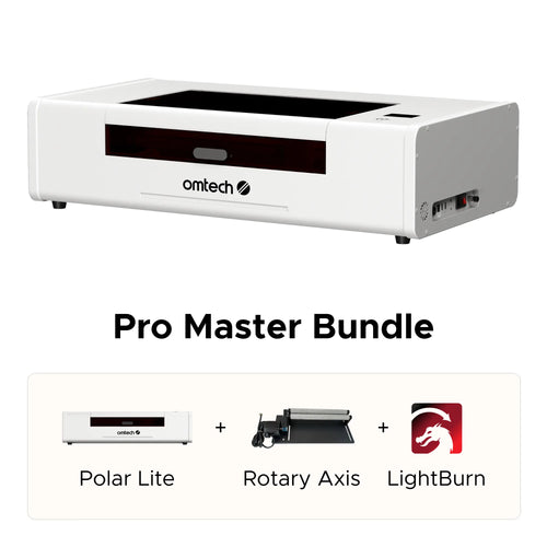 OMTech Polar Lite 55W Desktop CO2 Laser Engraver and Cutter