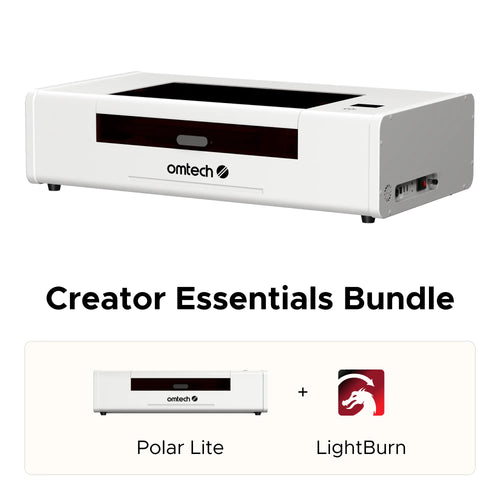 OMTech Polar Lite 55W Desktop CO2 Laser Engraver and Cutter