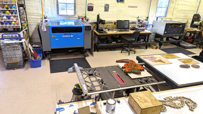 Laser Engraving in Homosassa, Florida | Demo Room Host - Gordon T.