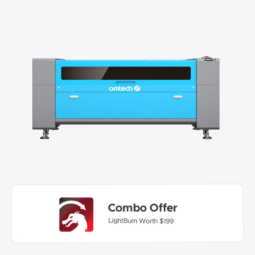 OMTech Maker AF4063-150 150W CO2 Laser Cutter and Engraver with 40