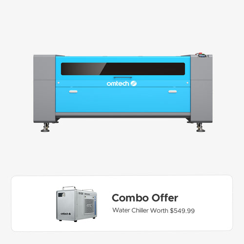 OMTech Maker AF4063-150 150W CO2 Laser Cutter and Engraver with 40