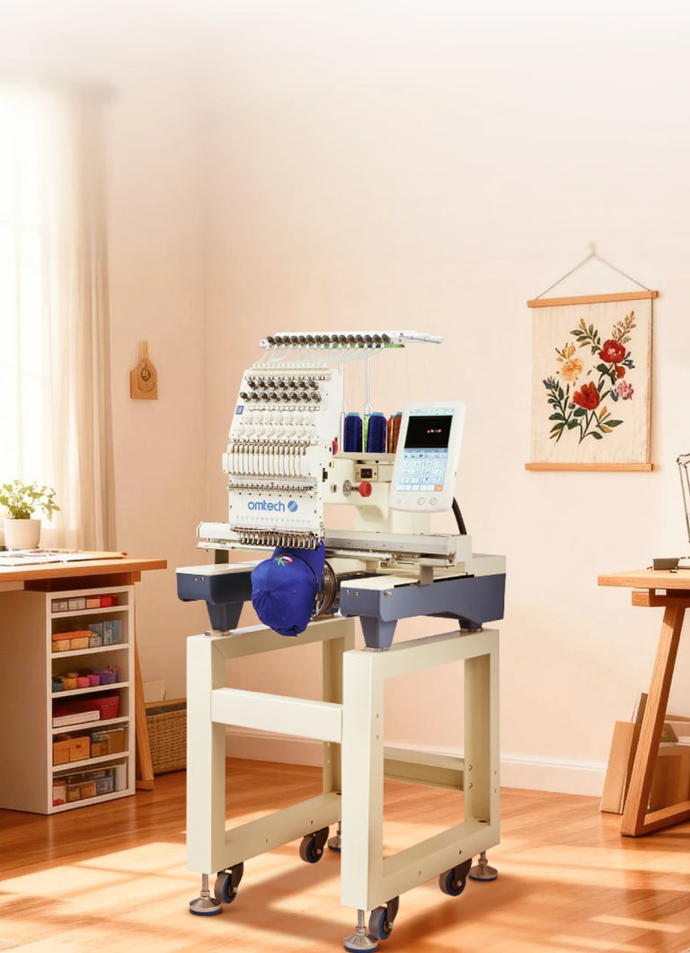 OMTech Pulse 15 Needle Commercial Embroidery Machine