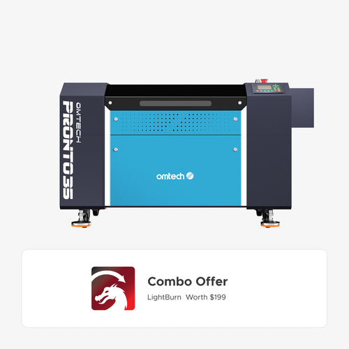 OMTech Pronto 35 90W CO2 Laser Cutter and Engraver with Autofocus