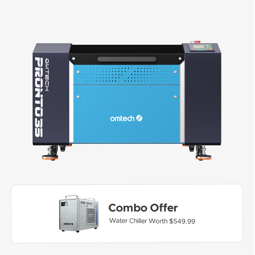 OMTech Pronto 35 60W CO2 Laser Cutter and Engraver with Autofocus