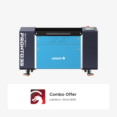 OMTech Pronto 35 60W CO2 Laser Cutter and Engraver with Autofocus