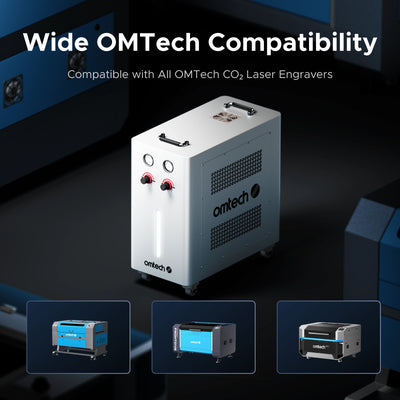 OMTech Smart High-Low Pressure Airway Module for CO2 Laser Engravers and Cutters (K40 & Polar Not Compatible)