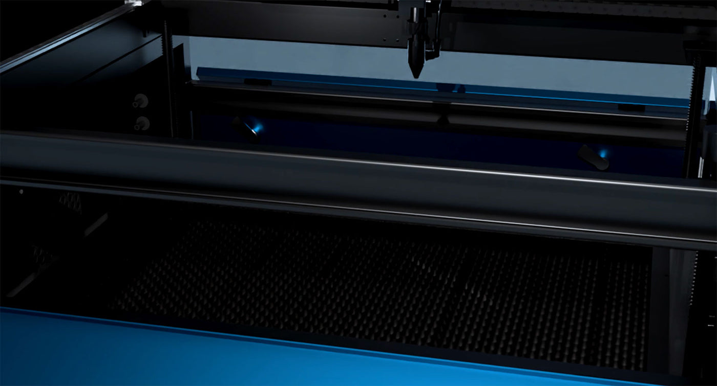 co2 laser engraver work area