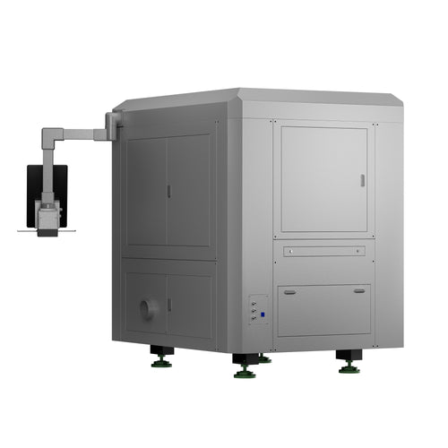 OMTech FC-22 1500W Fully Enclosed Fiber Laser Cutting Machine with Front & Back Pass Through & Built-in Water Chiller