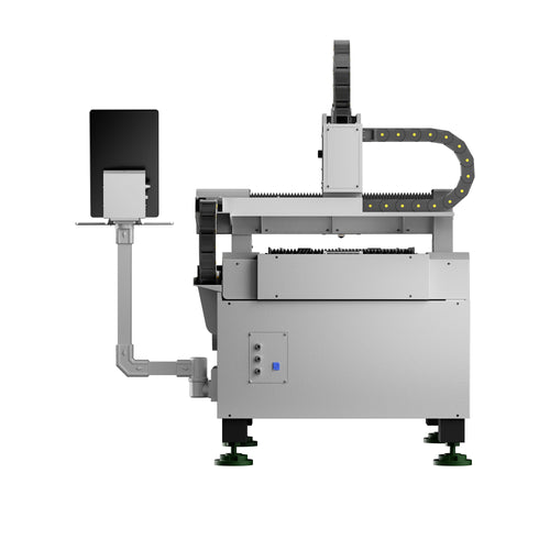 OMTech FC-22C 1500W Open Metal Laser Cutter Machine with Built-in Water Chiller & External Exhaust Fan