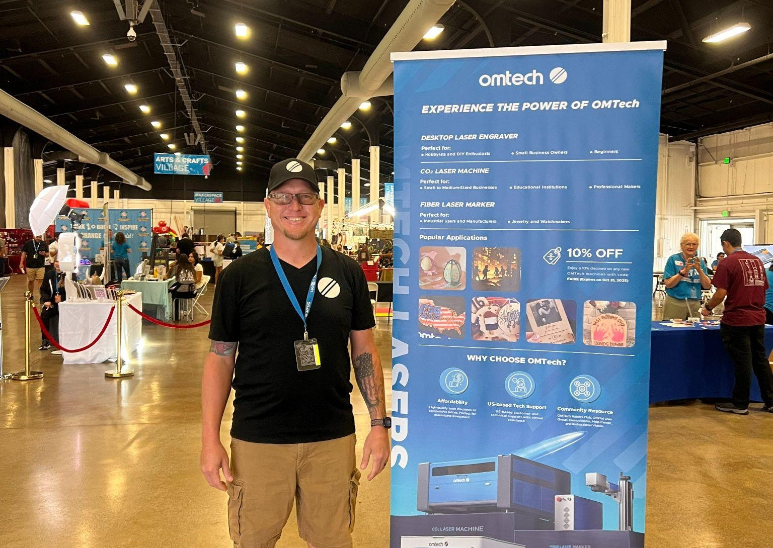 OMTech at 2025 Maker Faire Orange County