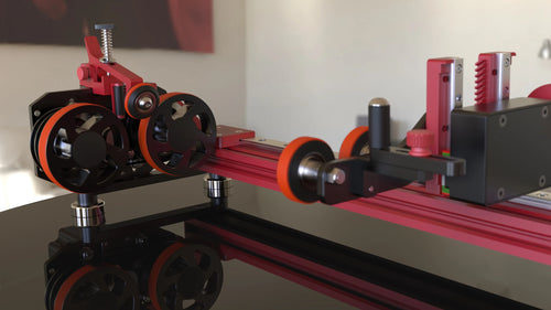 OMTech PiBurn V – the Best Roller Laser Rotary for CO2 Laser Engraver by LensDigital