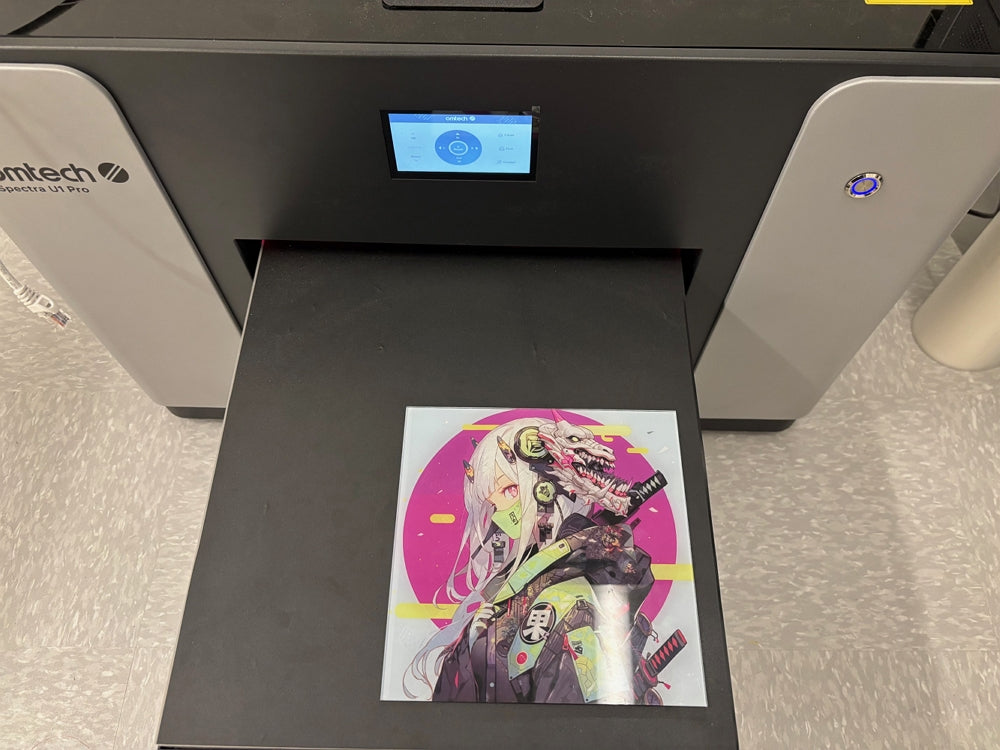 UV printed glass
