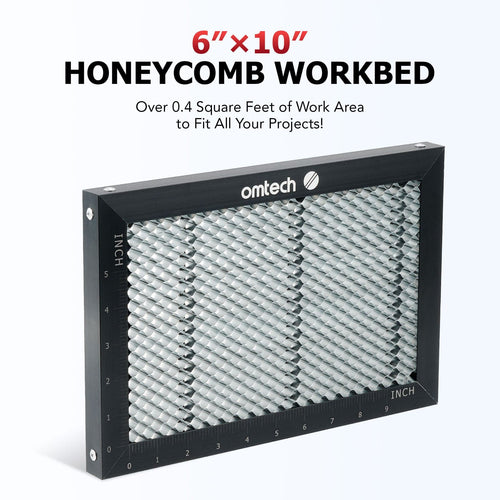 6x10 Inch Metal Honeycomb Laser Working Bed for K40+ 45W Laser Engravers