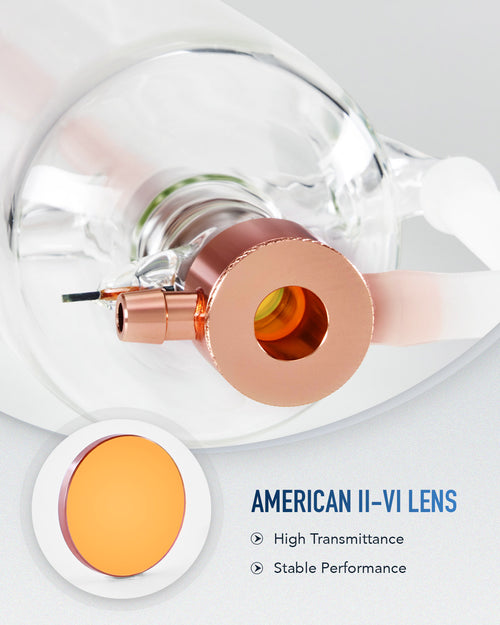 130W CO2 Laser Tube with Borosilicate Glass for Laser Engraver & Cutter Machine