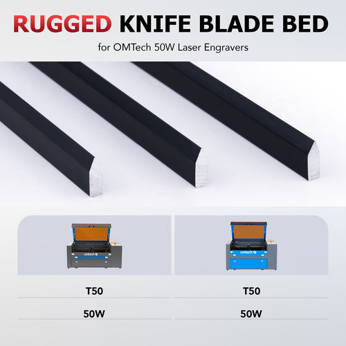 Knife Blades Laser Bed, Aluminum Laser Working Table for 12
