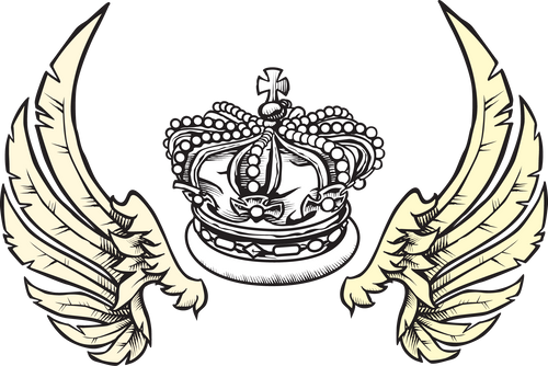 Crown and wing