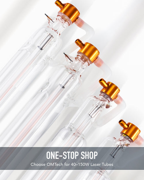 50W CO2 Laser Tube with Borosilicate Glass for Laser Engraver & Cutter Machine (Not compatible with the Polar series machines.)