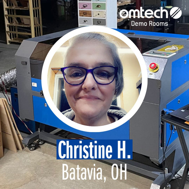 Laser Engraving Demo Room in Batavia, Ohio – OMTech
