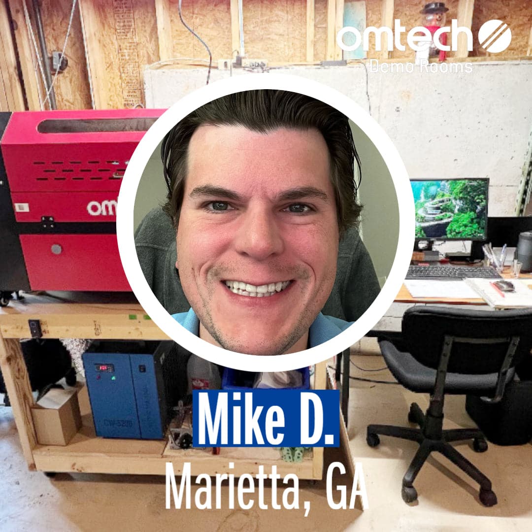 Laser Engraving Demo Room in Marietta, GA – OMTech
